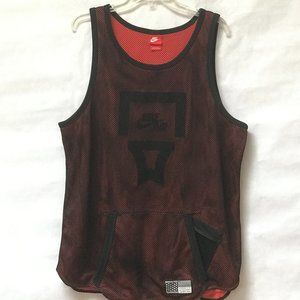 NIKE AIR Red Black Basketball Jersey
